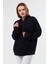 Kadın Oversize Lacivert Sweat 2