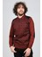 Erkek Desenli Dirsek Detaylı Polo Yaka Kazak 1577429 Bordo 1