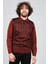Erkek Desenli Dirsek Detaylı Polo Yaka Kazak 1577429 Bordo 3