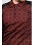 Erkek Desenli Dirsek Detaylı Polo Yaka Kazak 1577429 Bordo 4