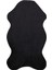 Dijidekor Siyah Şekilli Post Dokuma Halı Peluş Yumuşacık Kaymaz Antibakteriyel 100X150 2