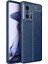 Caseworld Xiaomi Mi 11T Pro Kılıf Darbe Korumalı Deri Görünümlü Silikon Arka Kapak - Lacivert 1