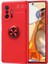 Caseworld Xiaomi Mi 11T Pro Kılıf Renkli Yüzüklü Manyetik Silikon Kapak Kırmızı - Kırmızı 1