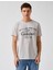 Erkek Slim Fit Kolej Baskılı Tişört 3