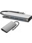 SW-U5205 Gri Metal 7 In 1 3 Port USB 3.0, Pd Şarj Hdmı, Gigabit Eth, Sd-Tf Type C Hub 1