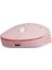 ALBM7422 Pembe 2.4ghz Şarj Edilebilir Tek Renkli 1600DPI Optik Kablosuz Mouse 3