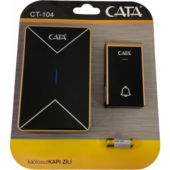 Cata Uzaktan Kumandalı Zil CT-104 Lüx Model LED Işıklı