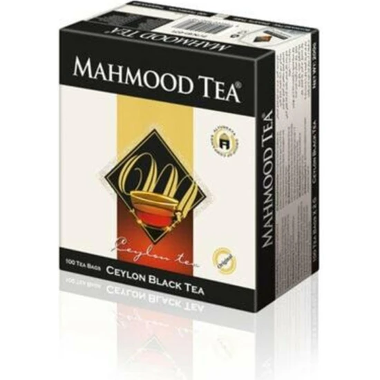 Mahmood Tea İthal %100 Saf Seylan 100lü Bardak Poşet Çay