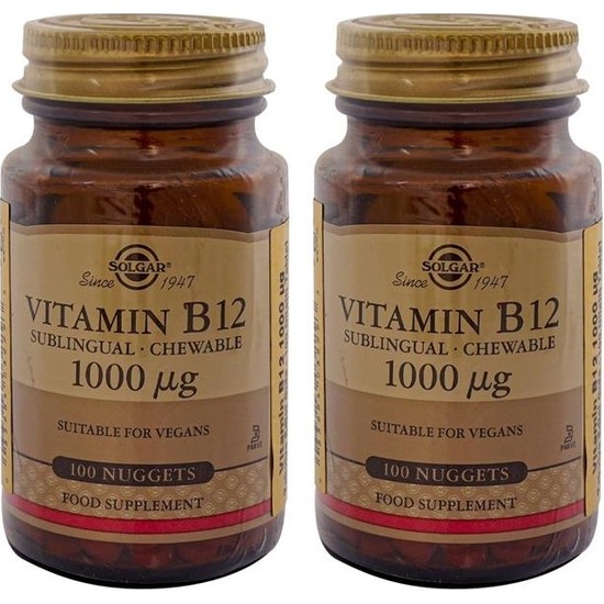 Solgar Vitamin B12 1000 Mcg 100 Tablet 2 Adet Fiyatı