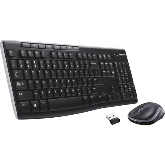 Logitech MK330 Kablosuz Türkçe Klavye Mouse Seti - Siyah