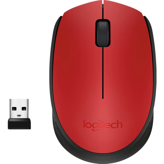 Logitech M171 USB Alıcılı Kablosuz Kompakt Mouse - Pembe