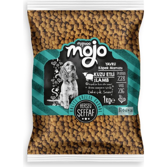 My Dog Mydog Mojo Black Kuzu Etli Yavru Köpek Maması 1kg Fiyatı