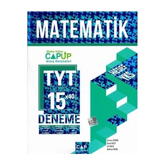 Çap Yayınları TYT Matematik Up 15 X 40 Denemeleri Kitabı Ve Fiyatı