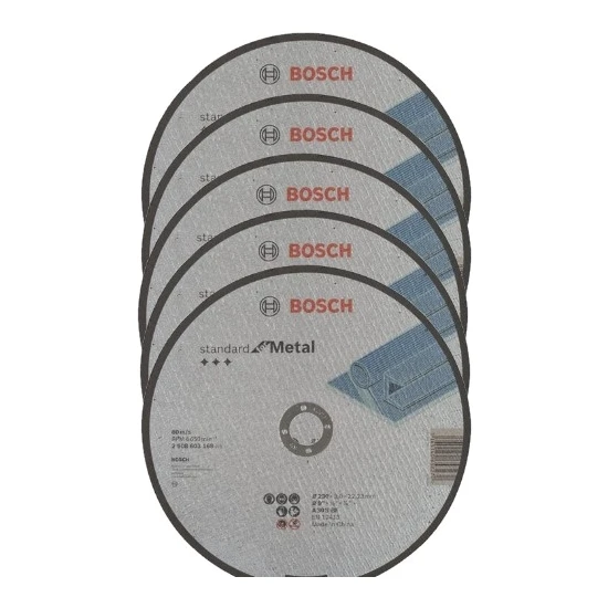 Bosch Standard Seri 115 Lik Metal Için Düz Kesme Diski Taşı
