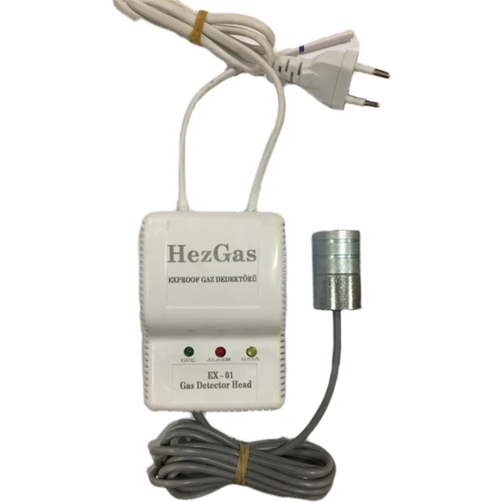Hezgas Exproof Gaz Alarm Cihazı Sensör Muhafazası ve Dedektör Panosu