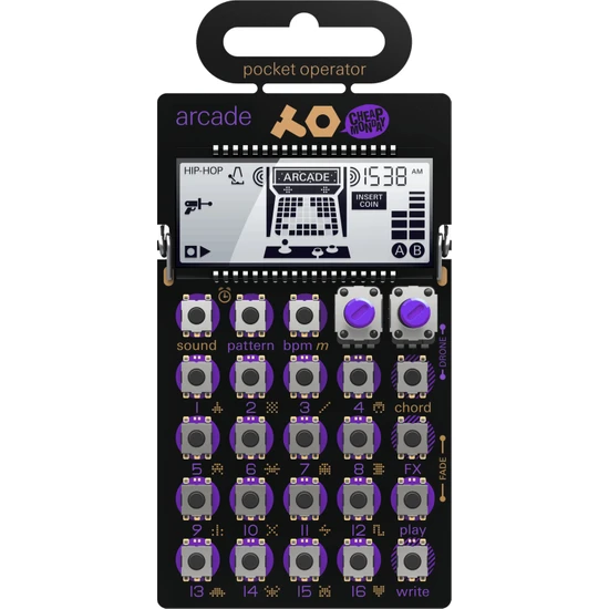 Teenage Engineering Pocket Operator Po-20 Arcade | Arcade Synthesizer