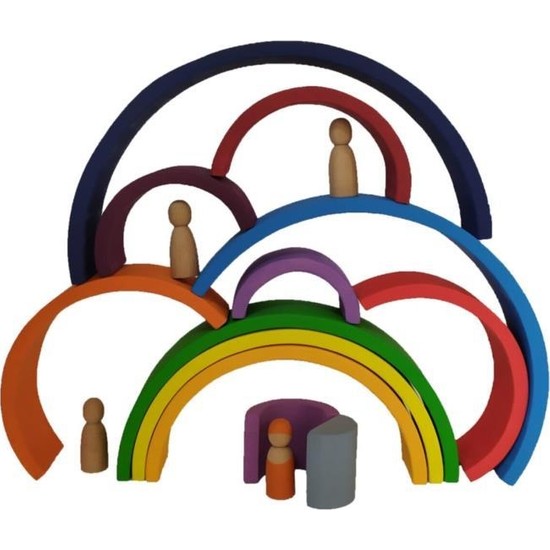 Woody Life Woodylife Ahşap Waldorf 12’li Gökkuşağı Gün Fiyatı