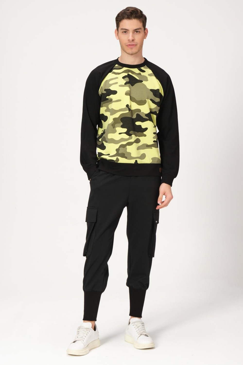 Alexander Gardi Kamuflaj Desenli Sweatshirt (UN-14591) görsel 2