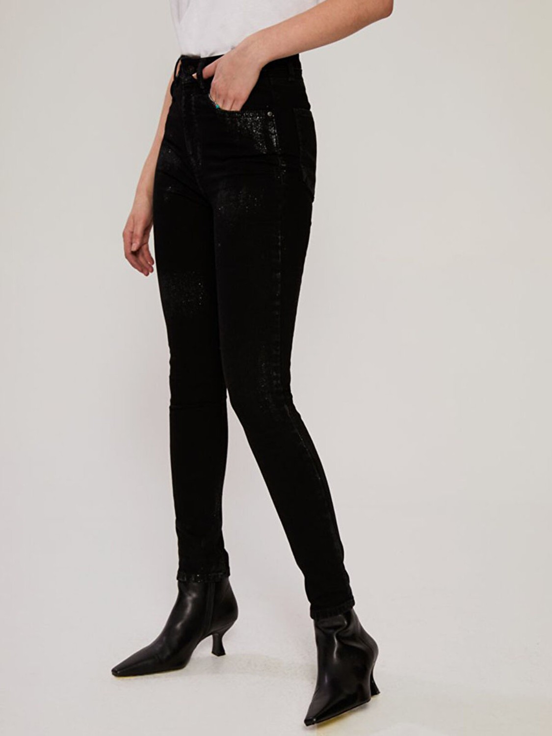 LTB Marcella Night Pearl Wash Kadın Jean Pantolon görsel 2