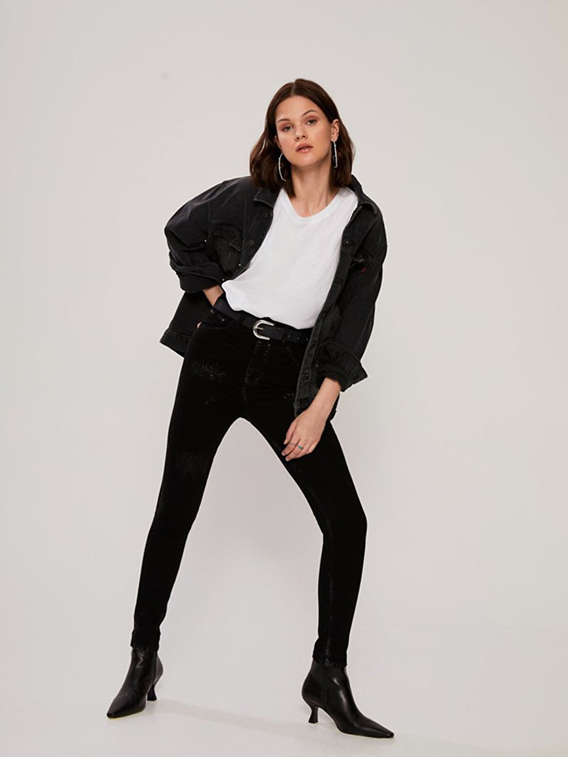 LTB Marcella Night Pearl Wash Kadın Jean Pantolon görsel 4