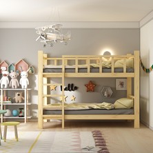 Givayo Wood's Woody Montessori Yatak Ranza Doğal Ahşap