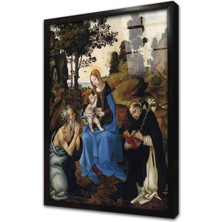 Tablosan ve Çocuk Çerçeveli Cam Tablo