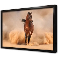 Tablosan At Çerçeveli Mdf Tablo