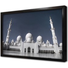 Tablosan Dubai Şehri Çerçeveli Mdf Tablo