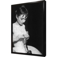 Tablosan Audrey Hepburn Çerçeveli Mdf Tablo