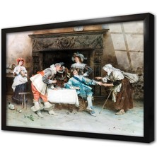 Tablosan Good Health And Good Fortune Çerçeveli Cam Tablo