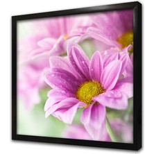 Tablosan Çiçek Çerçeveli Mdf Tablo