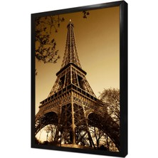 Tablosan Fransa Eyfel Kulesi Çerçeveli Mdf Tablo