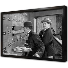 Tablosan Charlie Chaplin Çerçeveli Mdf Tablo