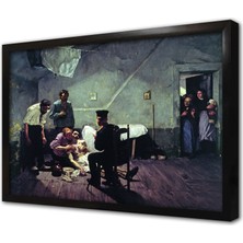 Tablosan Arthur Kampf Çerçeveli Mdf Tablo