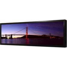 Tablosan Golden Gate Köprüsü Çerçeveli Mdf Tablo