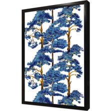 Tablosan Çiçek Çerçeveli Mdf Tablo