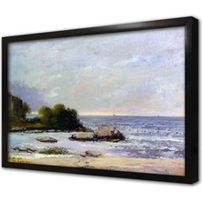 Tablosan Deniz Çerçeveli Mdf Tablo