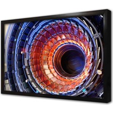 Tablosan Büyük Hadron Çarpıştırıcısı Çerçeveli Mdf Tablo
