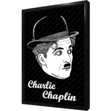 Tablosan Charlie Chaplin Posteri Çerçeveli Mdf Tablo