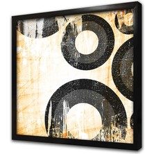 Tablosan Dekoratif Soyut Çerçeveli Mdf Tablo