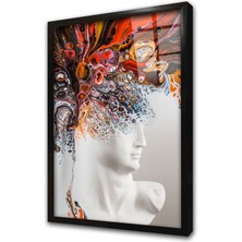 Tablosan Heykel Manipülasyon Çerçeveli Cam Tablo