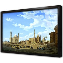 Tablosan Atlılar Çerçeveli Cam Tablo