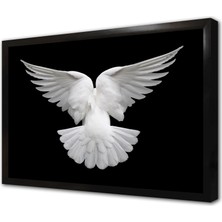 Tablosan Güvercin Çerçeveli Mdf Tablo