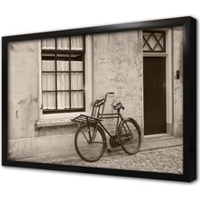 Tablosan Duvara Dayalı Bisiklet Çerçeveli Mdf Tablo