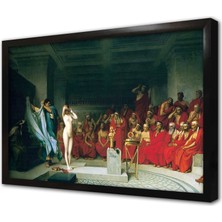 Tablosan Areopagus Önce Phryne Çerçeveli Mdf Tablo