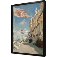 Tablosan Hotel Des Roches Çerçeveli Mdf Tablo