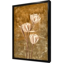 Tablosan Çiçek Çerçeveli Mdf Tablo