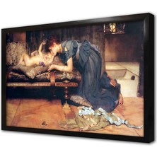 Tablosan Bir Anne ve Bebeği Çerçeveli Mdf Tablo