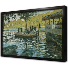 Tablosan Gölet Çerçeveli Mdf Tablo