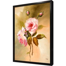Tablosan Güller Çerçeveli Mdf Tablo